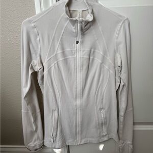 White Lululemon Define Jacket